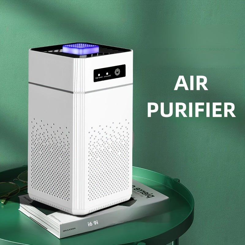 USB-Powered Air Purifier with 3 Odor Elimination Levels - Ideal for Home, Office, Bedroom, and Desktop.