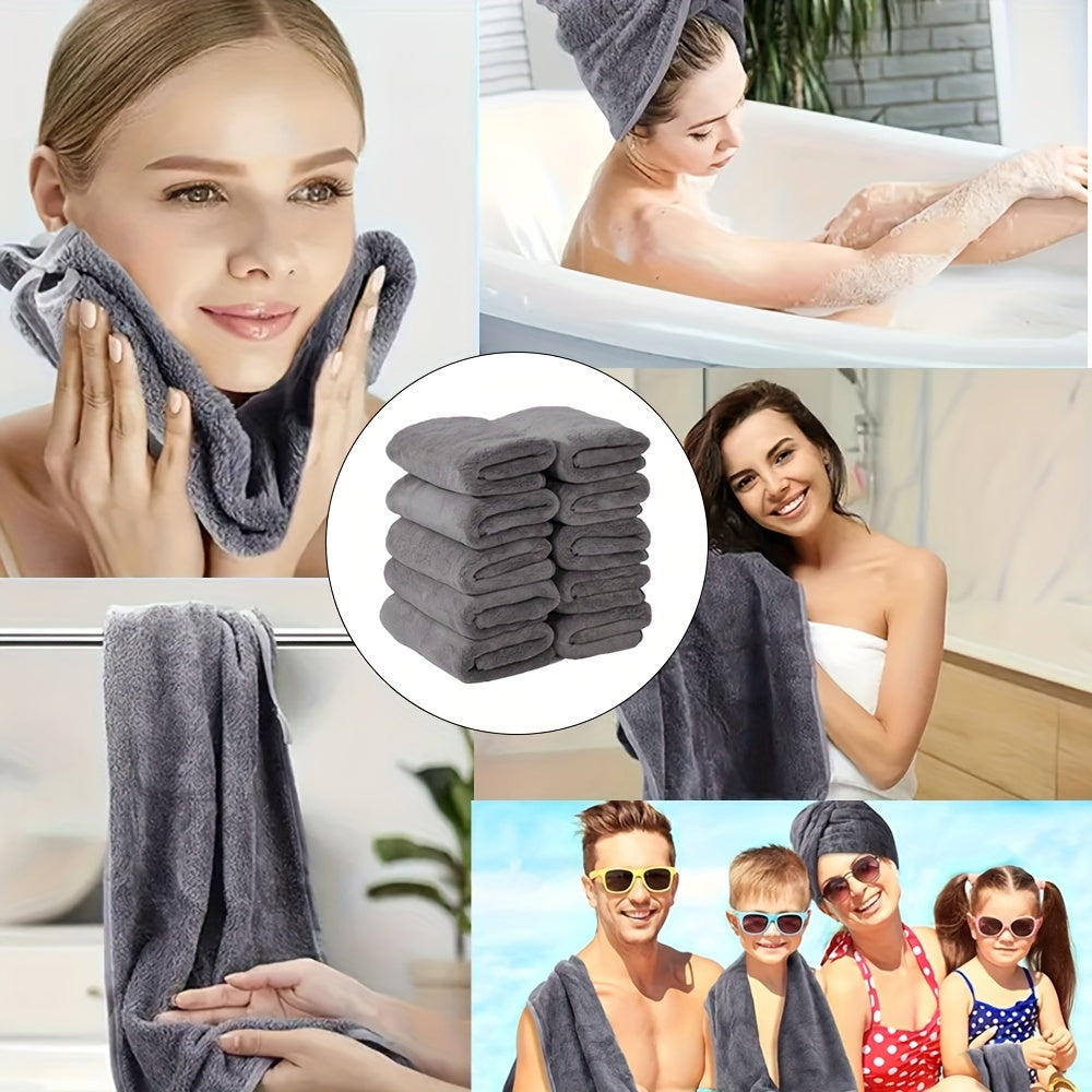 Soft and comfortable microfiber hand towel set with good water absorption, suitable for family, shower, fitness, and sauna. Available in multi-color options.