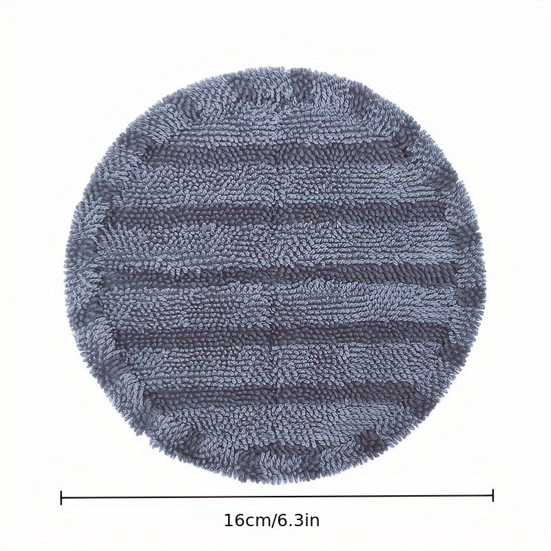 Microfiber mop pads come in a pack of 6 and are designed to fit V6, V7, V8, V10, V11, V12, and V15 electric mop heads. These pads are suitable for wet or dry cleaning and are easy to install as replacement floor cleaning cloths.