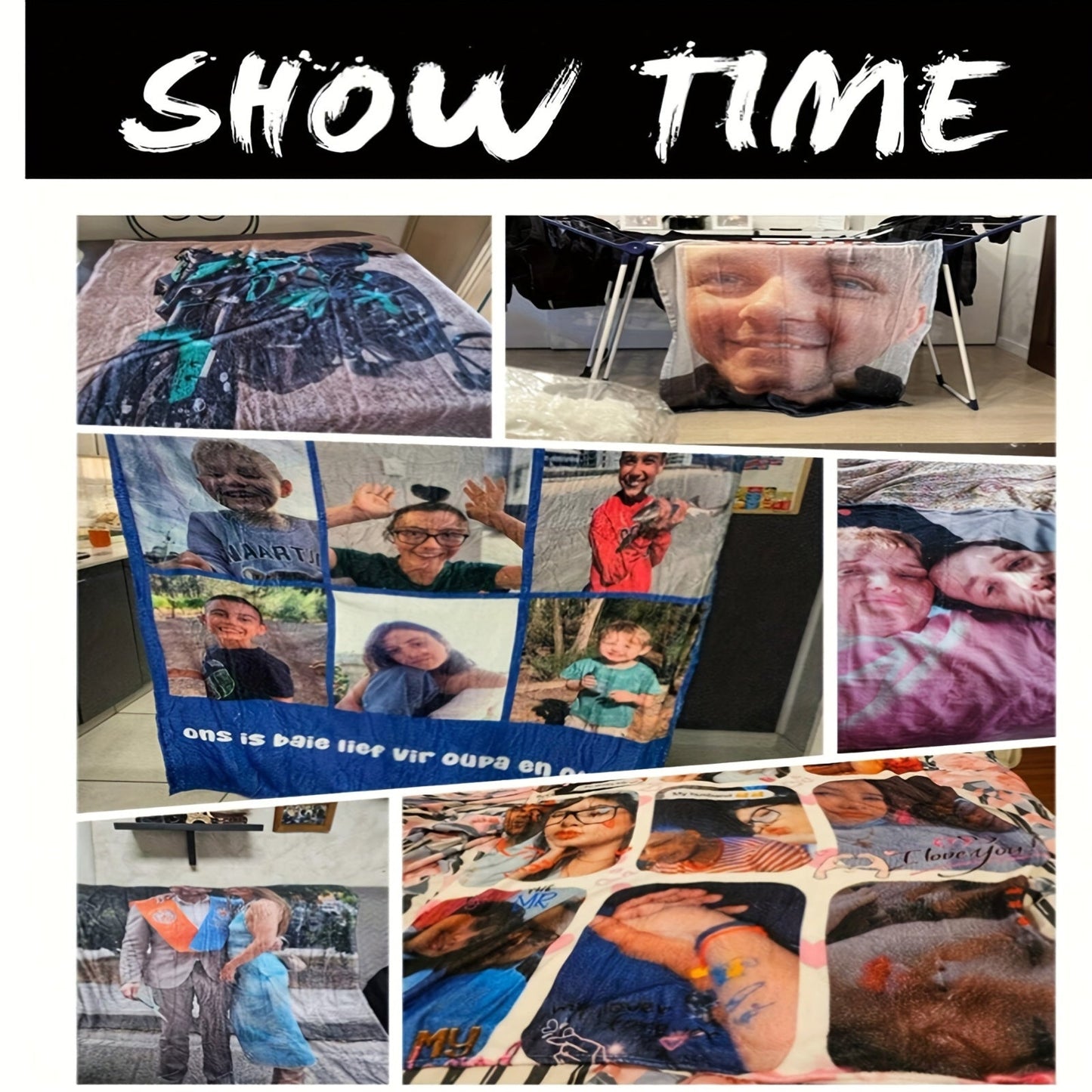 Customize your own 3D digital print photo flannel blanket with a glamorous style! Made from hypoallergenic knit fabric that is tear-resistant, lightweight, and soft to the touch. Perfect for use on the bed, sofa, as a gift, or for camping and travel.