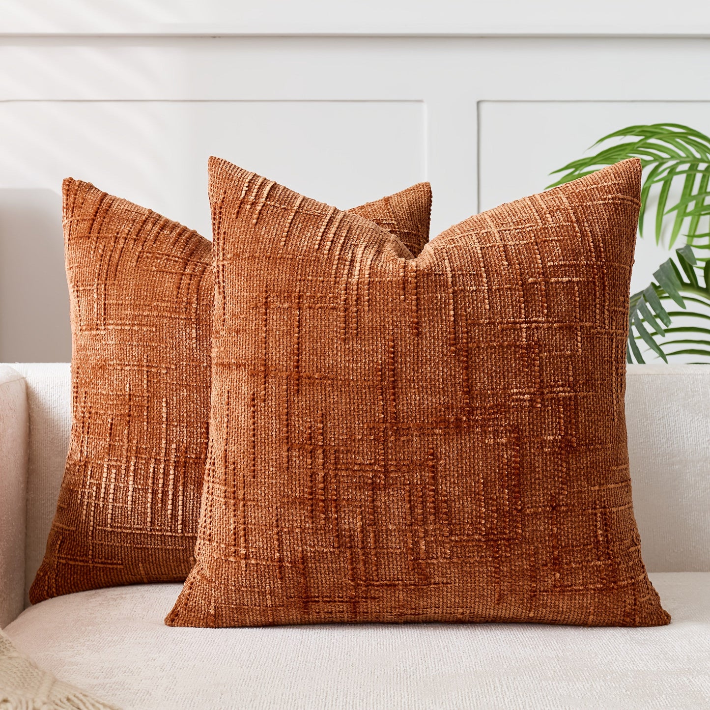 Add a Touch of Elegance with this Stylish Velvet Throw Pillow Cover - Featuring a Chic Bamboo-Inspired Striped Geometric Design, Ideal for Enhancing the Décor of Your Sofa and Bedroom. Easy to Clean with a Convenient Zip Closure, Suitable for Machine