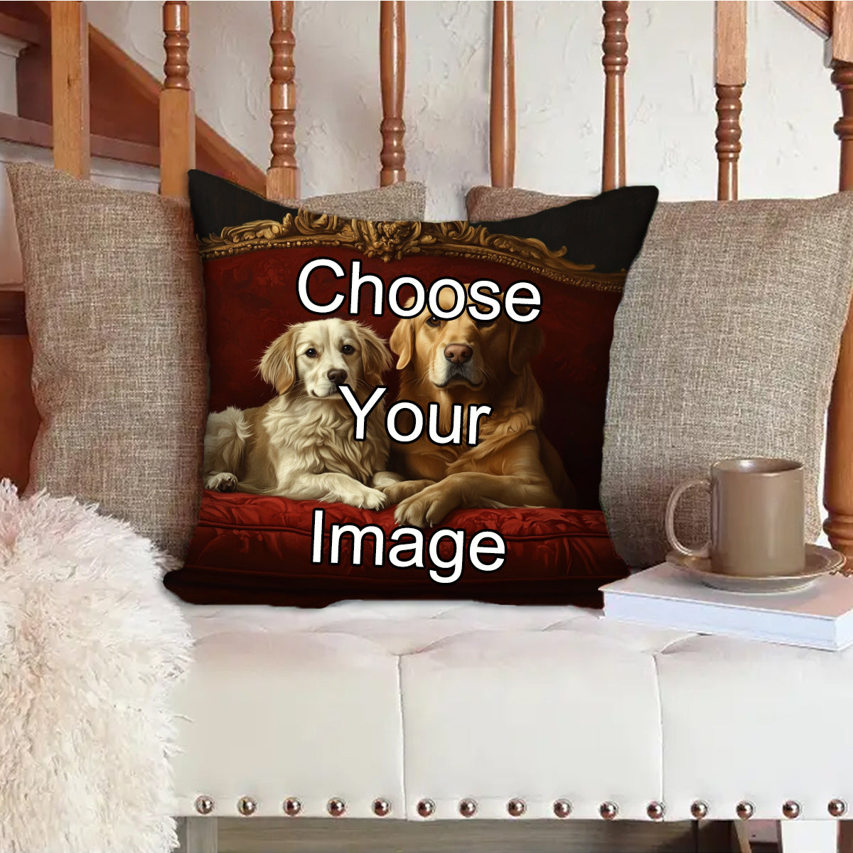 Experience the luxury of our customizable throw pillow covers with this Pack of 1, featuring a custom personalized design. Measuring at 45.72x45.72 cm, this square cushion case is made of durable polyester fiber with a woven texture and single-side