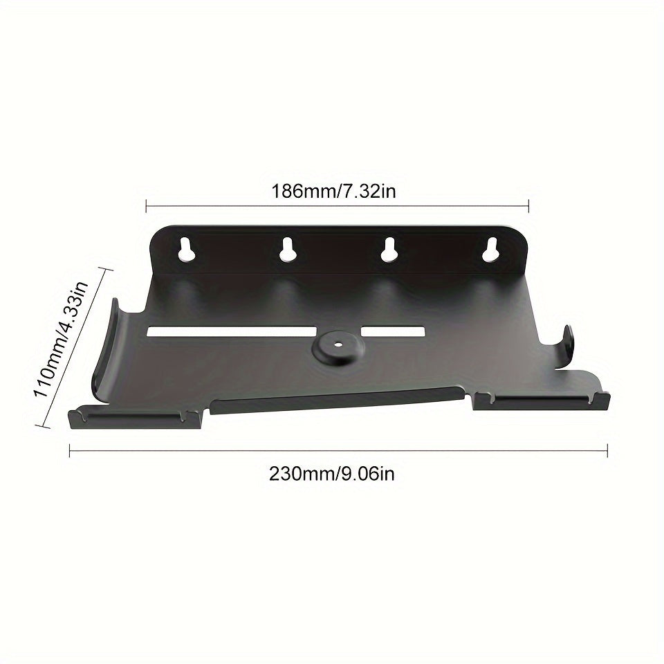 PS5 Slim Wall Mount Holder for Console and Controllers, Steel Vertical Stand with Screw Fixing.