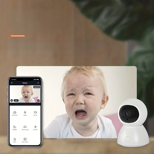 The ST-288-4M-TY smart camera offers high-definition video for remote monitoring on your mobile phone, allowing you to easily call and monitor your child with just one click for added security.