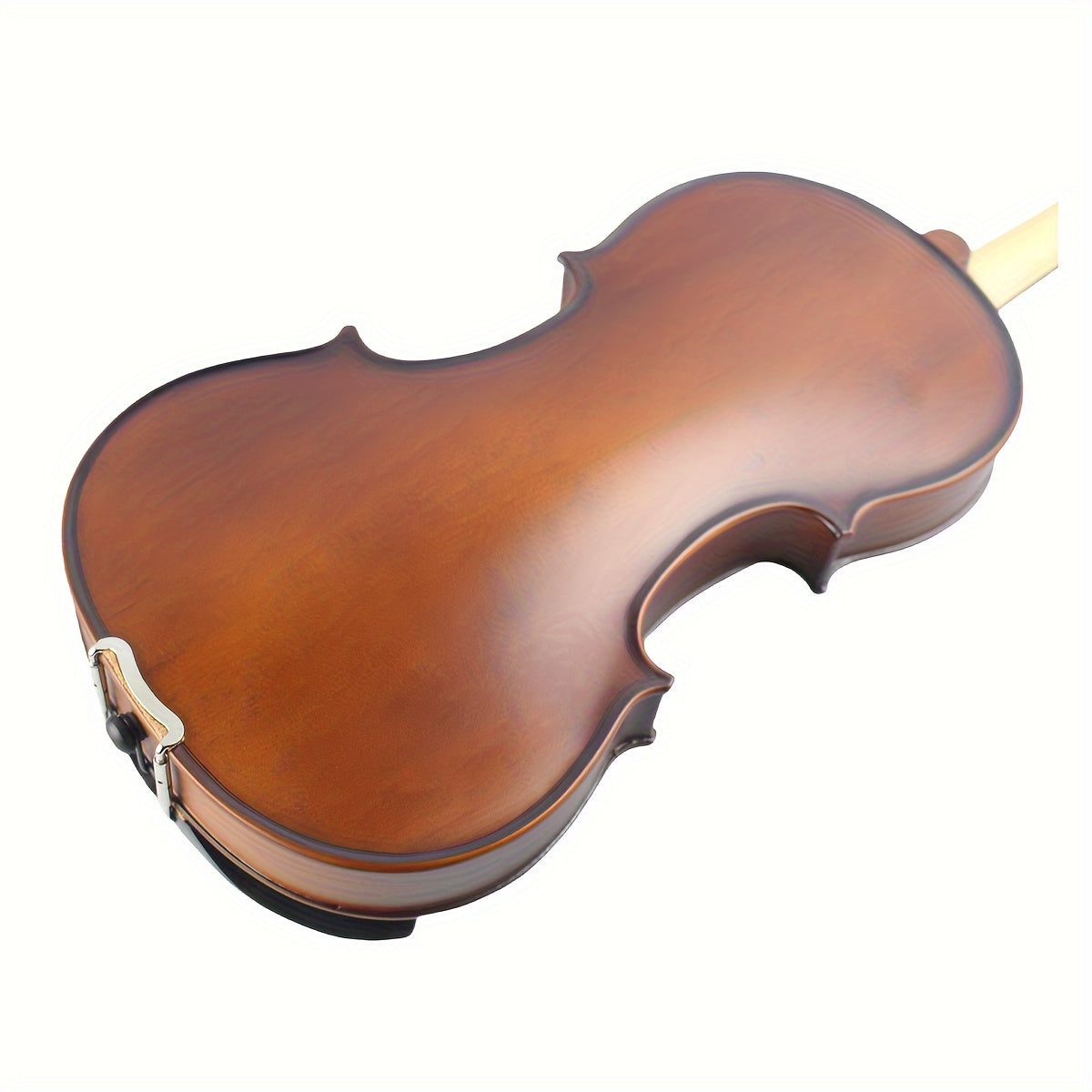 YMMuzik Violin with Solid Maple Construction, for Beginners and Professionals, UV Coated, Ebony Knobs, Carbon Fiber Tailpiece, Triangle Case.