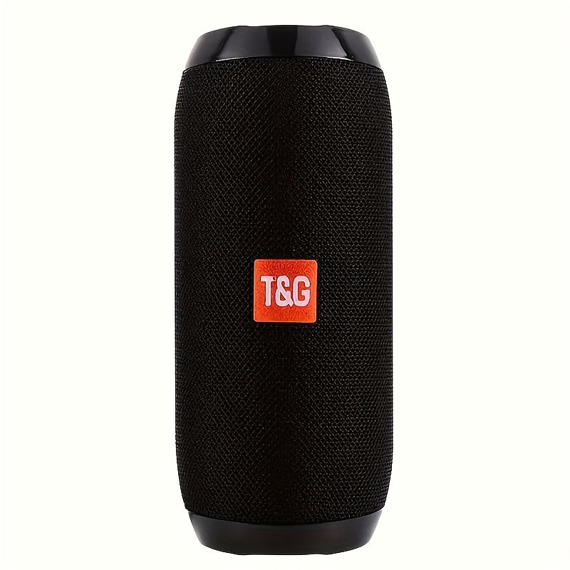 TG117 Portable Wireless Speaker with TWS Stereo, Built-in Mic for Calls, FM Radio, TF Card and USB Playback - Perfect for use.