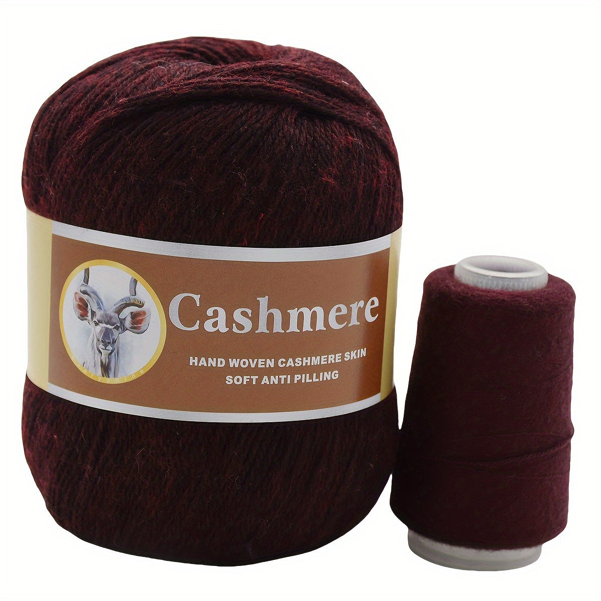 5 hand-woven cashmere blend yarns, 70% pure cashmere, 320m/350yd each in large (50g) & small (20g) skeins. Soft, anti-pilling for crochet & knitting. Ideal for scarves, sweaters, shawls in