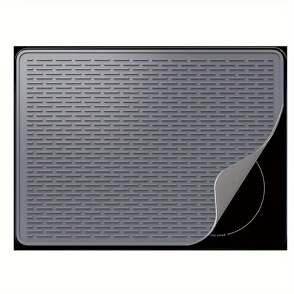 '- Silicone Stove Mat: Protect your stove and countertop with this silicone insulation pad
- Multi-functional: Can also be used as a protective pad, stove top cover, and sub-drainage sink pad
- Kitchen Essentials: A must-have item in every home kitchen