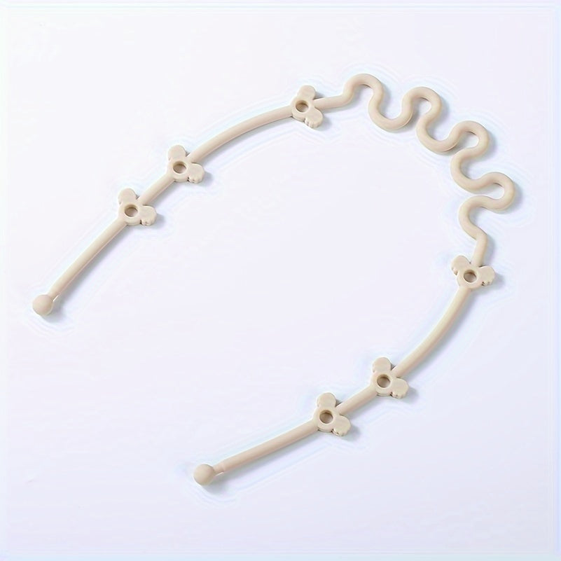 Silicone Chain with Tooth Glue, Silicone Grinding Rod attached to rope