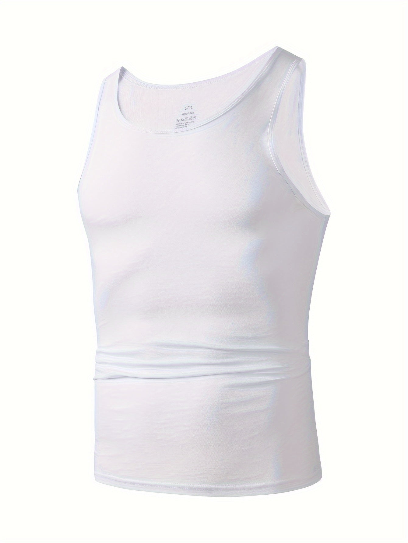 5 cotton tank tops for men perfect for summer, available in casual colors.