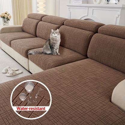 Jacquard sofa cover suitable for all seasons, protects sofa cushions in bedrooms, offices, living rooms, and home décor.