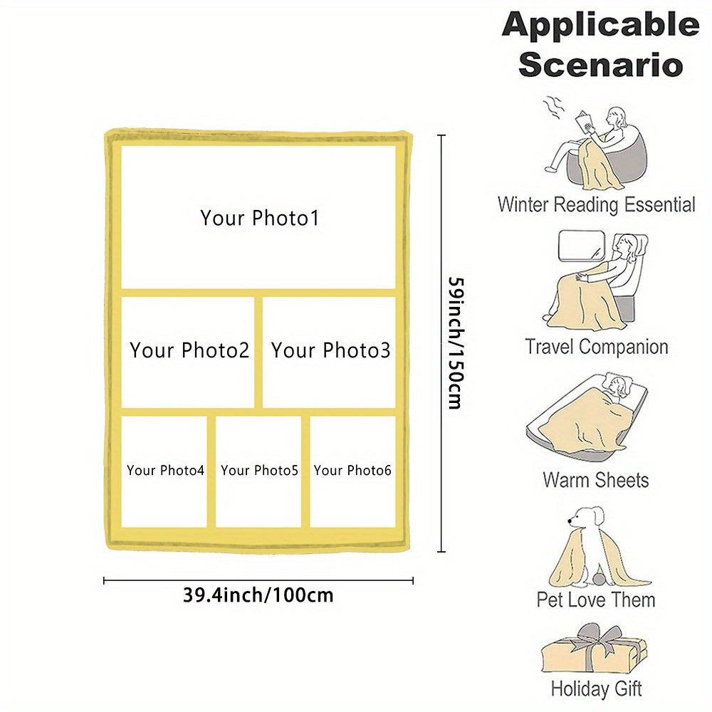 Настройте фланелевое фотопокрывало - уютный и мягкий плед с вашим изображением - идеально подходит для подарков, дома, офиса или для комфортного использования в пути.