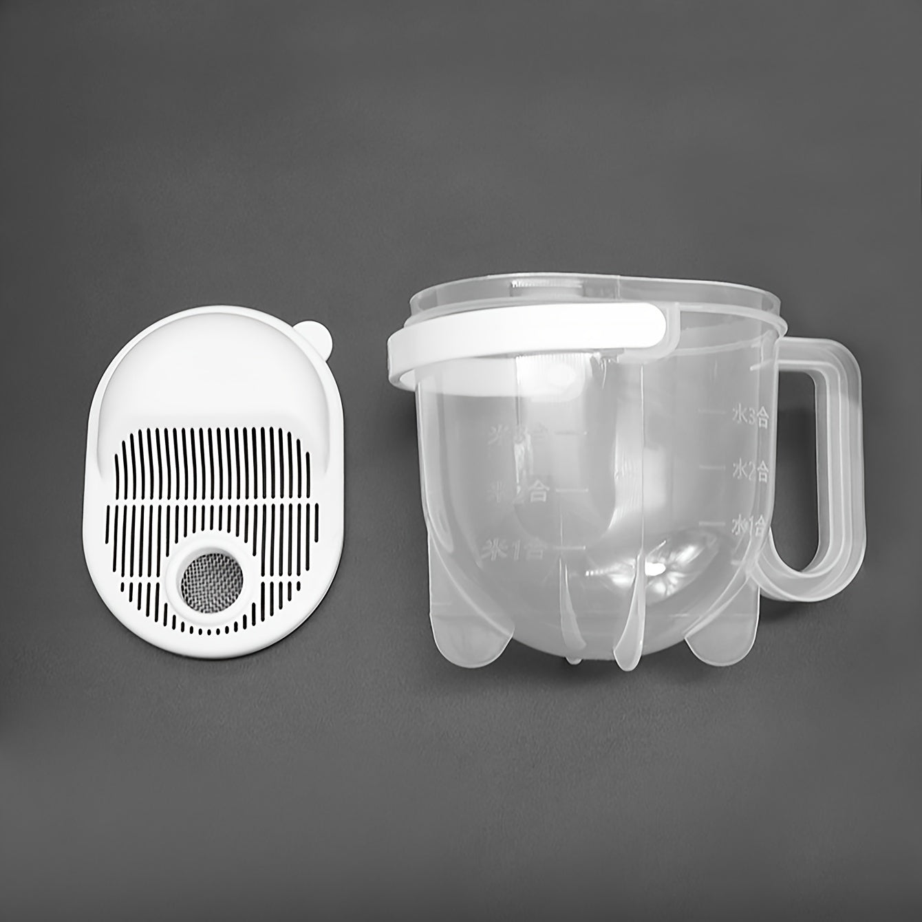 Durable Plastic Easy-Rinse Rice Washer - Effortlessly clean rice with this food-safe kitchen gadget.