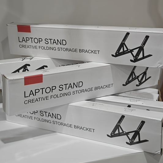 Aluminum Alloy Laptop Stand, Foldable and Adjustable, Universal Notebook Holder.