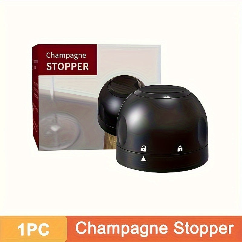 1 or 2 new vacuum wine stoppers for hotel and restaurant use, reusable champagne bottle sealers, leak-proof.