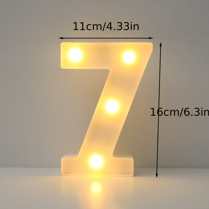 Luxury LED alphabet letter lights for home decoration. Perfect for weddings, birthdays, and Christmas parties.