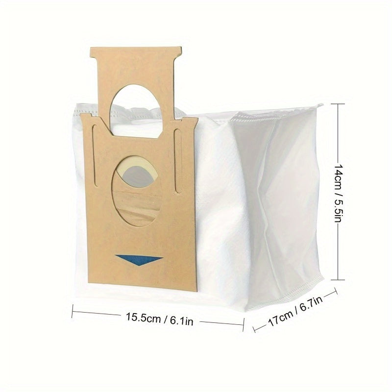 Set of 2 EcoVacs Deebot T8 Series & Yeedi K78 Disposable Dust Bags made from paper material. These dust bags are compatible with floor attachments and suitable replacements for various Robot Vacuum and Mop Cleaner models including T8 AIVI, T8 Max, N8 Pro