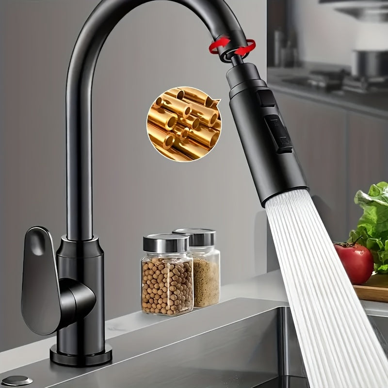 Splash-Proof Faucet Extender with Rotating Spout and Universal Connector: The Ultimate Solution for Preventing Splashing.