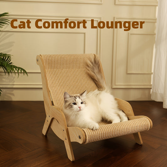 1 piece Cat Lounge Chair made of durable linen material with detachable design suitable for both cats and humans. Can also be used as pet furniture for dogs.