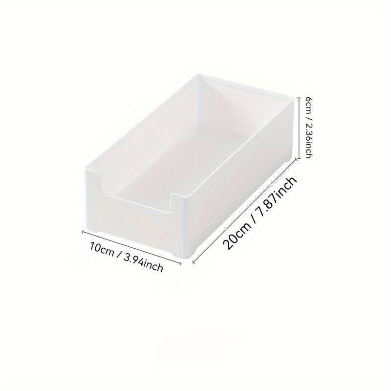 Get organized with 1 large white box and 7 small transparent boxes for cables and chargers.