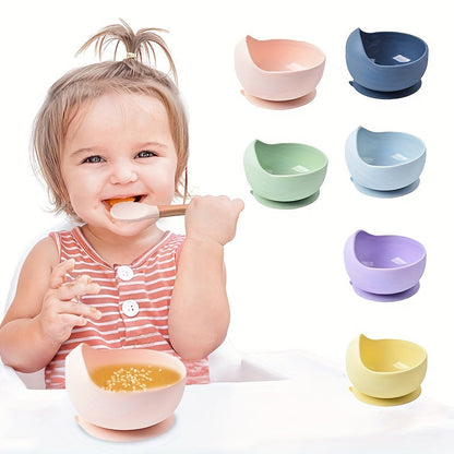 Youngsters Feeding Bowl, Food Grade Suction Bowl, Feeding Kit for Kids, Non Slip LED Weaning Supplies for Children, Microwave Safe and BPA Free