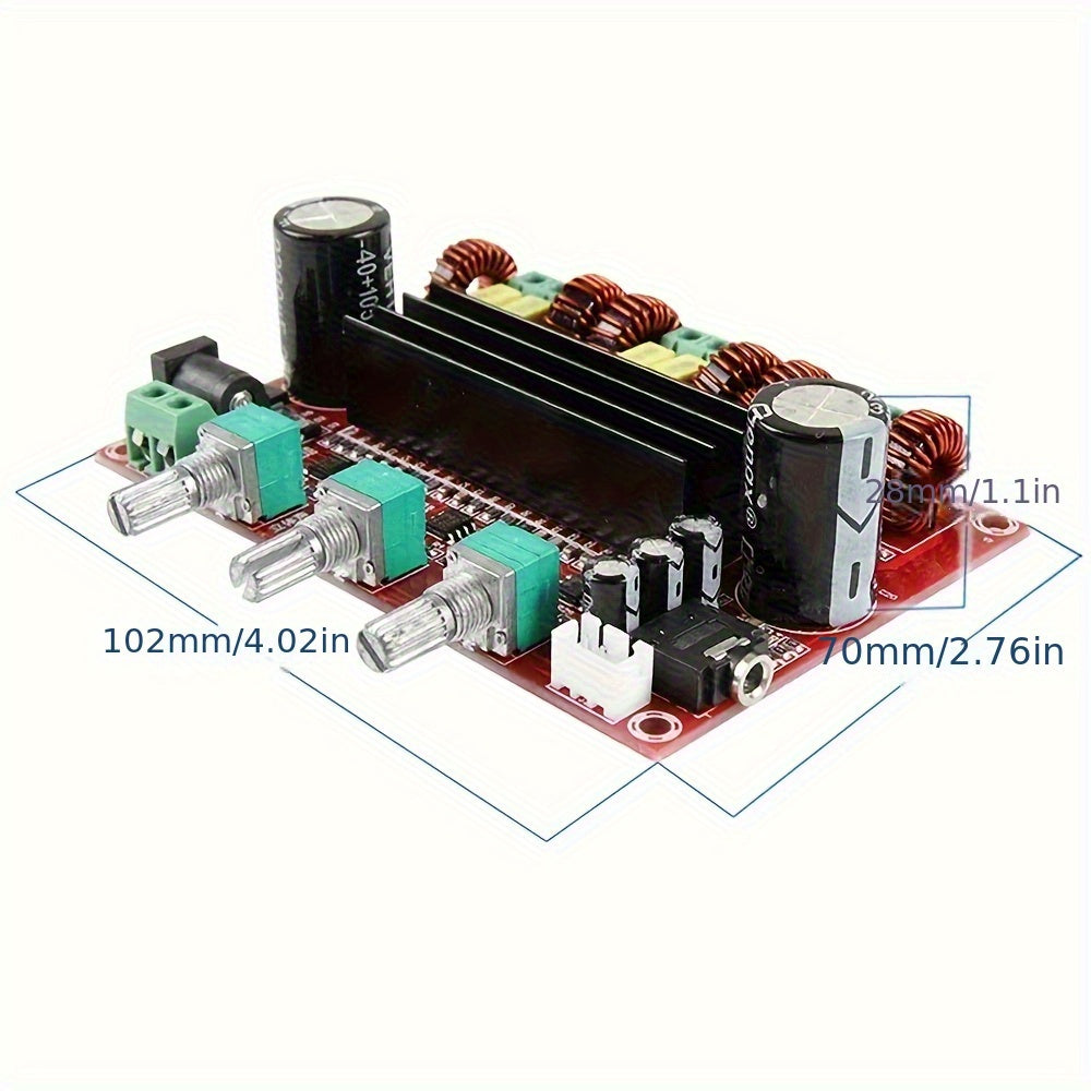 1pc TPA3116D2 2.1 Channel Subwoofer Power Amplifier Module XH-M139 12V - 24V 2 * 50W + 100W