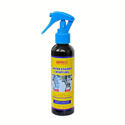 Multi-purpose liquid scale remover with citric acid, residue-free and unscented. Removes lime, calcium, tarnish, and rust stains from metal and glass surfaces.