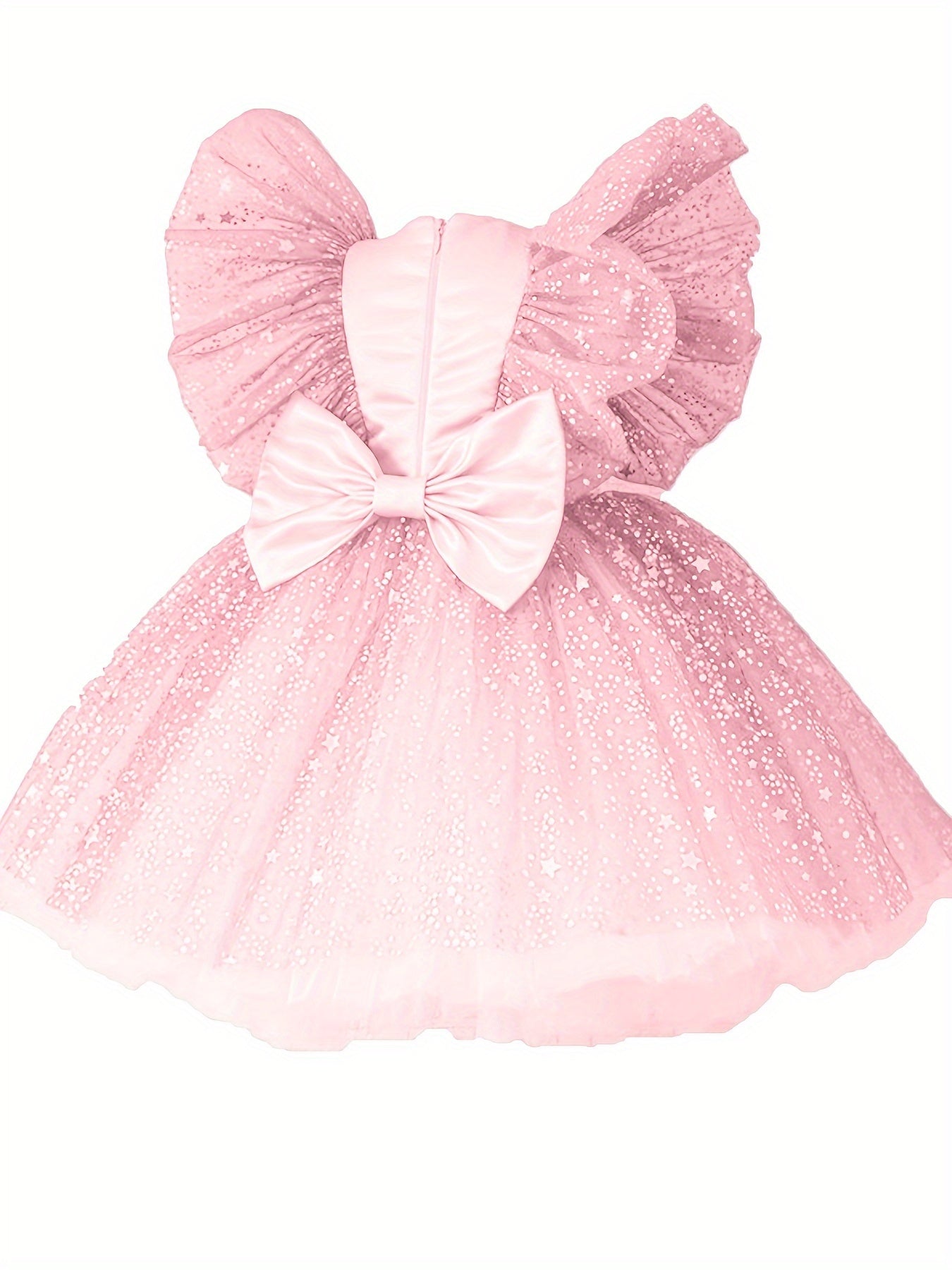 Princess dress with flying sleeves for girls' birthday party