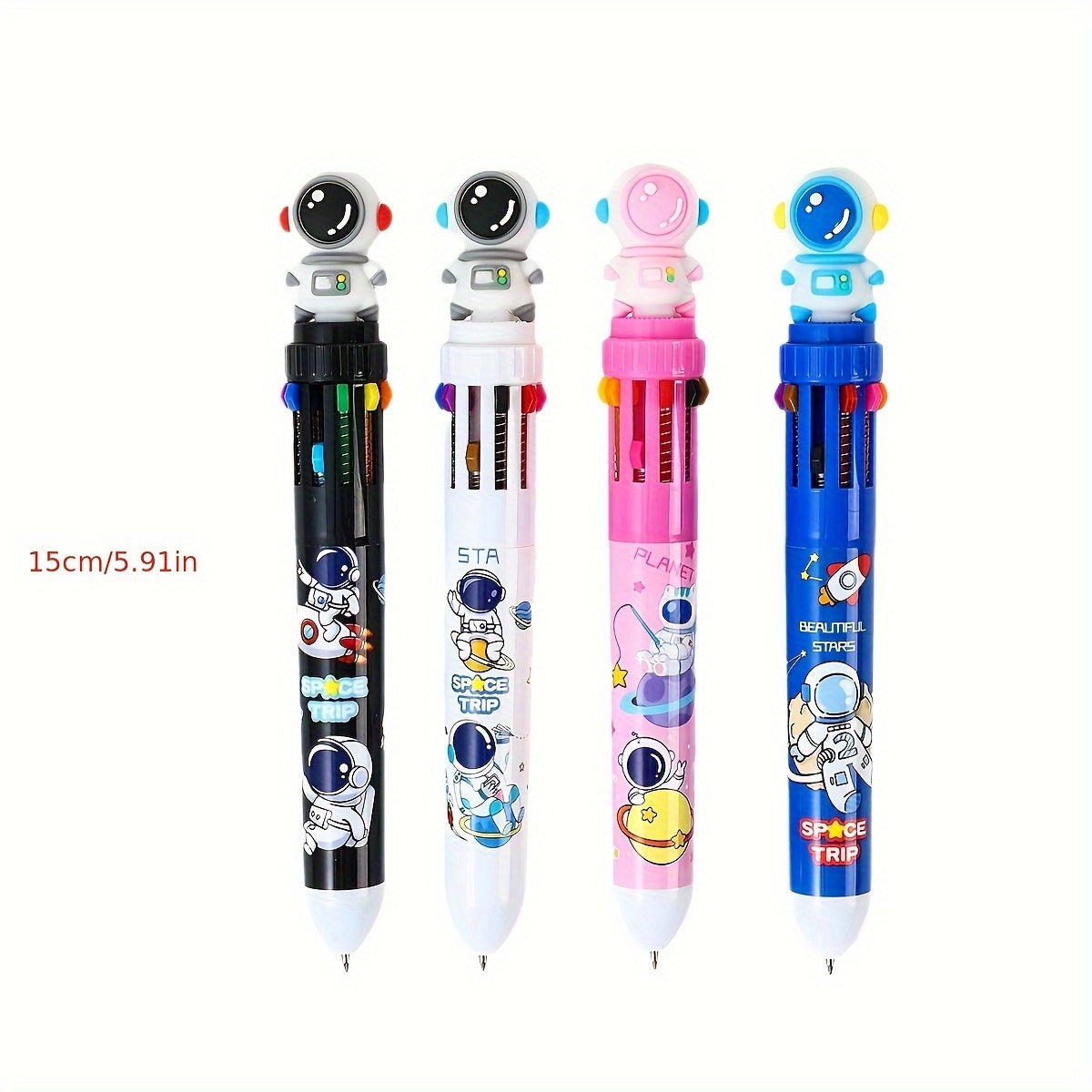 1 piece of Ten Color Round Ballpoint Pens