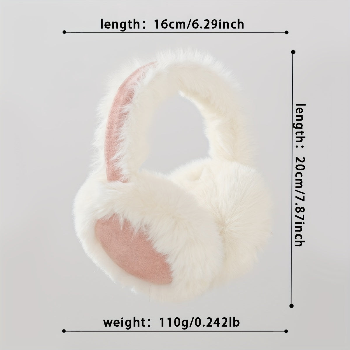 Ideal for both indoor and outdoor use, these plush ear muffs for women are soft, cozy, and machine washable.