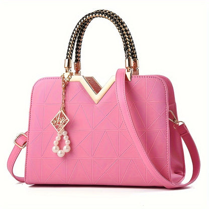 2024 Fall Fashion Women's Handbag, PU Shoulder Bag in multiple colors