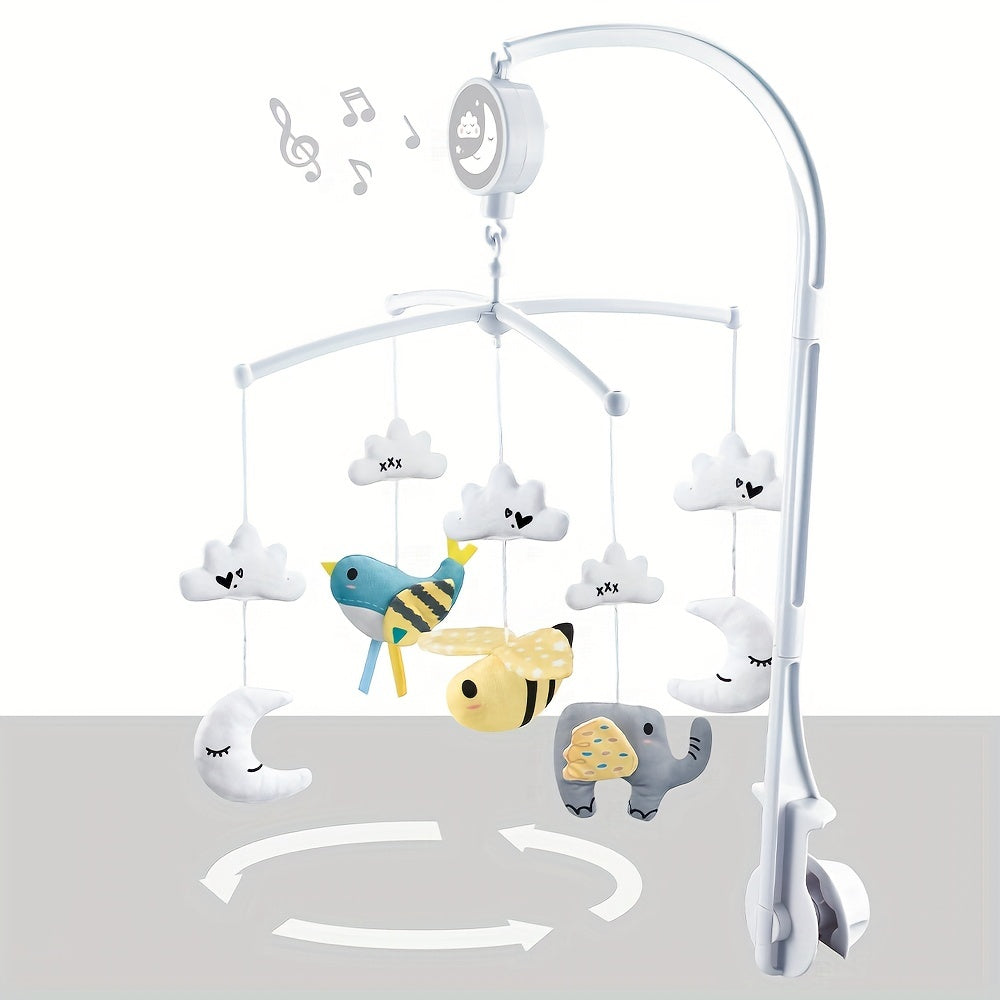 Musical Baby Bed Bell Cartoon, Manual Baby Crib Bells with Popular Gifts