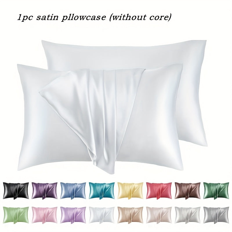 Satin Pillowcase -Envelope Closure Hypoallergenic Breathable and Durable Pillow Cover -Luxurious Bedding Option for Bedroom Supplies -Valentine's Day Gift -Pillow Case Only