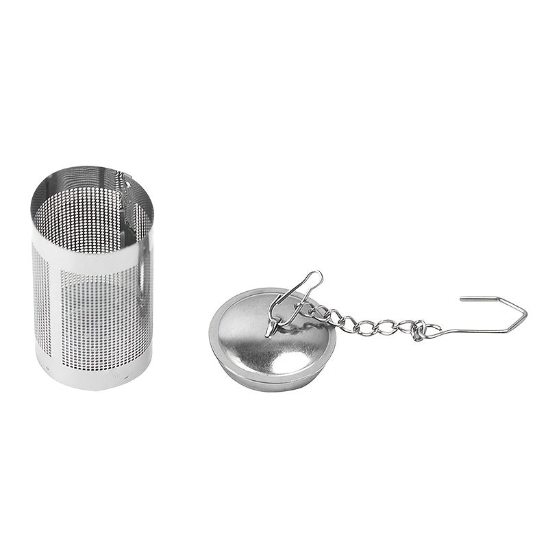 Prevent Tea Leaves from Leaking and Keep Your Cup Clean with this Stainless Steel Tea Filter featuring a Convenient Hook.