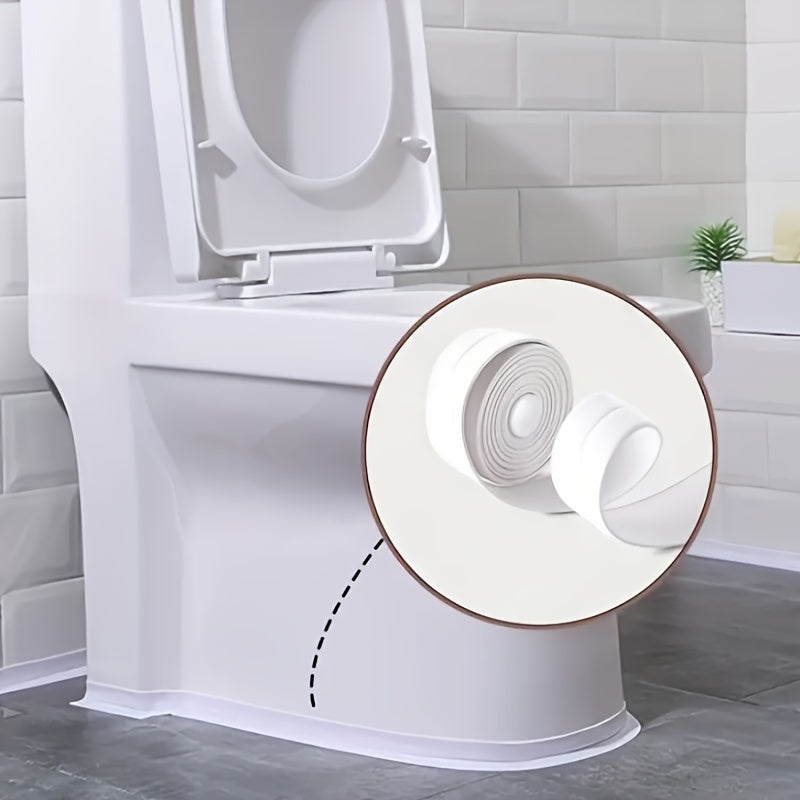 Self-adhesive PVC sealing tape for kitchen and bathroom toilets.