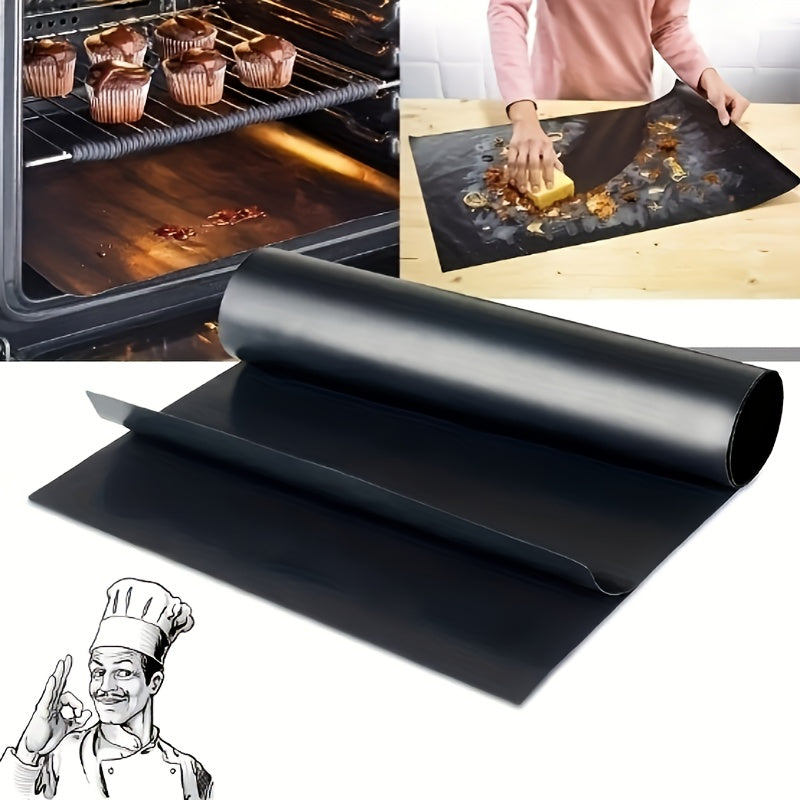 Multi-purpose Non-Stick Mat for Oven, Microwave, BBQ, Refrigerator, and Outdoor Cooking - Heat Resistant, Ideal for Kitchen and Dining