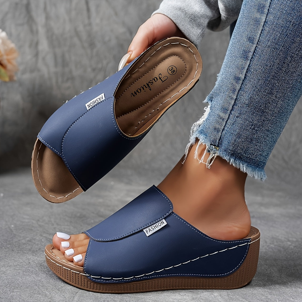 Comfortable slides with arch support and breathable design for stylish and versatile everyday wear.