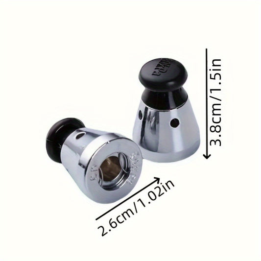 1 piece of Pressure Cooker Pressure Limiting Valve, Safety Valve, Compression Valve, Universal Pressure Cooker Pressure Relief Clamp Valve, Exhaust Valve. Made of aluminum alloy, these Pressure Cooker Accessories are suitable for kitchen use.