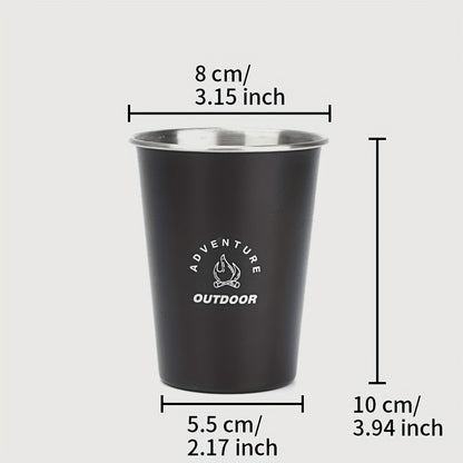 Durable stainless steel cup with non-stick coating - unbreakable, BPA-free, perfect for home, office, and travel - great birthday gift.