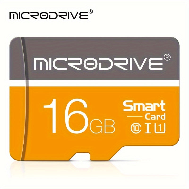 High speed Orange-gray Micro mini TF SD Card available in various sizes (4GB, 8GB, 16GB, 32GB, 64GB, 128GB, 256GB) with Class 10 TF U3 compatibility and SD adapter included.