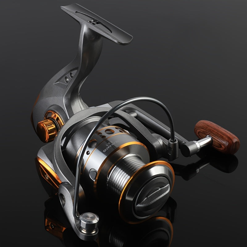 BILLINGS DC Series Spinning Fishing Reel with 5.2:1 Gear Ratio, 11.79KG Max Drag, CNC Metal Spool for Freshwater & Saltwater.