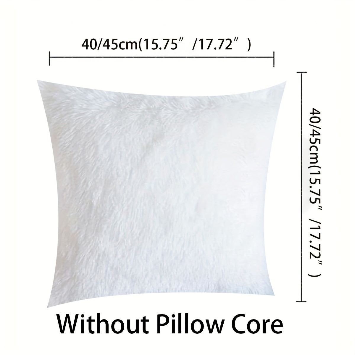 Soft plush pillowcase for comfortable sleep and home décor.