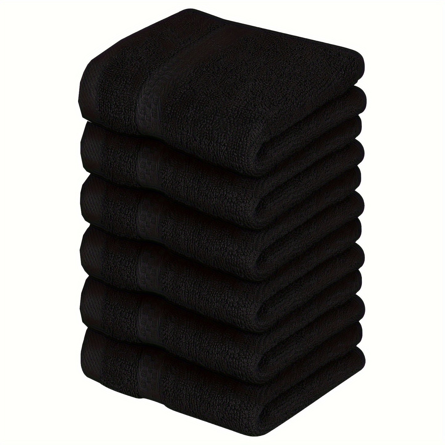 6 pack of premium cotton washcloths, super absorbent with modern style, 430 GSM, perfect for bathroom, spa, gym. Size: 33.02x33.02 cm, space theme essentials.