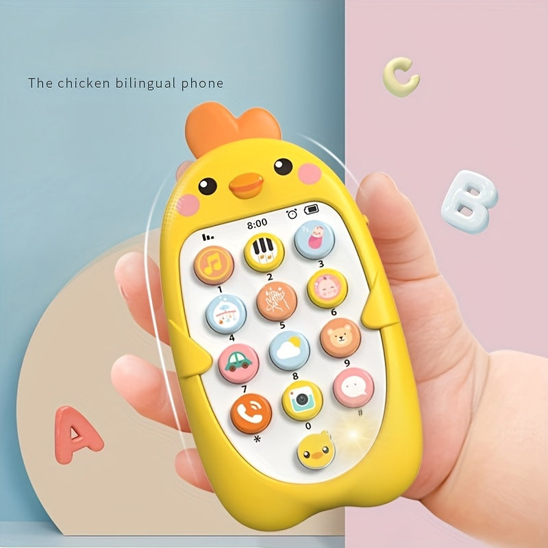 Interactive Toy Phone for Kids - Musical Educational Toy, Battery Operated with AAA Batteries, Ideal Gift for Christmas or Halloween for Children