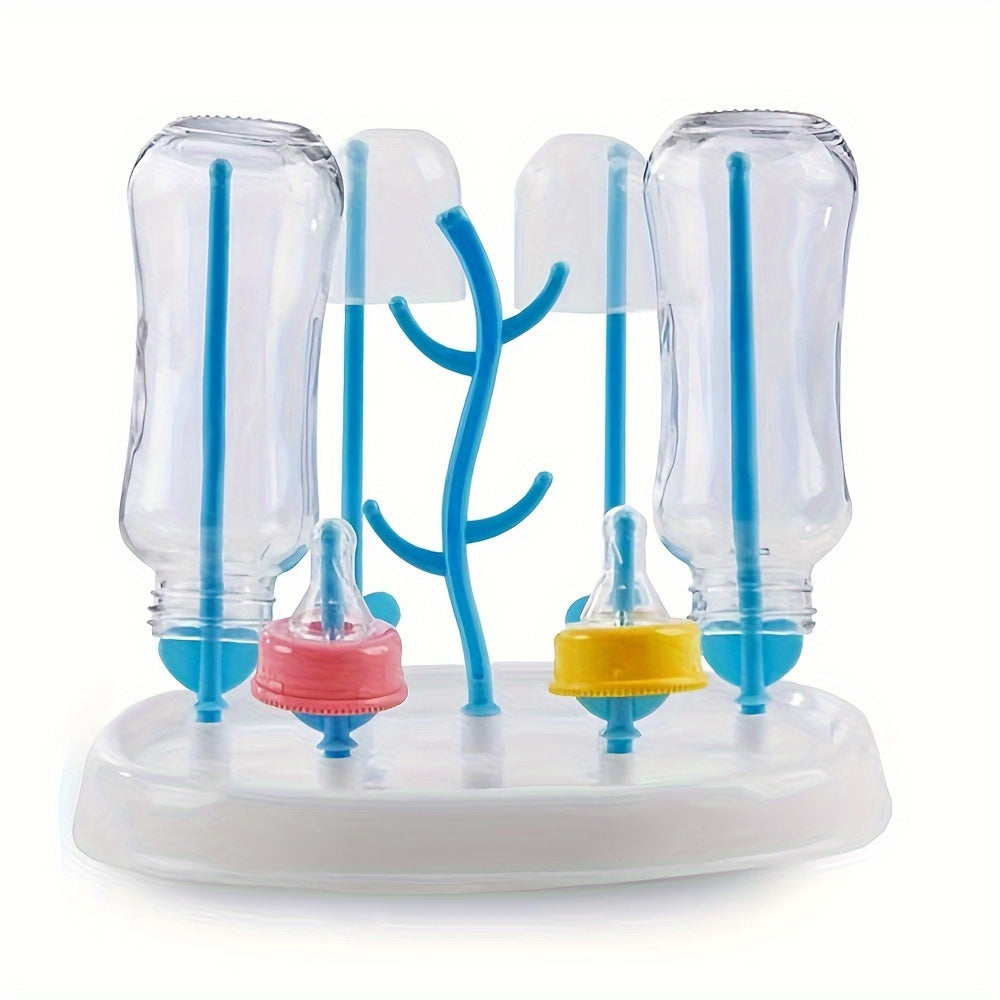 Children's tree-shaped milk bottle drying rack for home use that can be disassembled for easy storage and is suitable for both youngsters and toddlers.