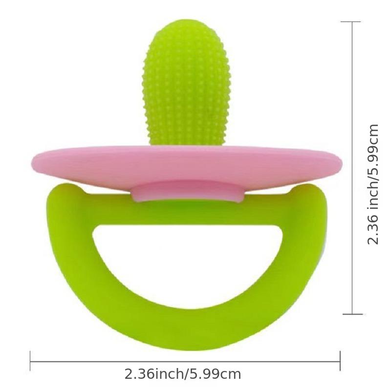 Bite-Ease Teething Set for Babies: Includes Toothpaste Teething Toys, Massage Dot Baby Teether Pacifier, and Soft Silicone Teether Ring. Perfect Stocking Stuffers Gift for Infants. Helps with Soothing Gums and Training Chew Habits.