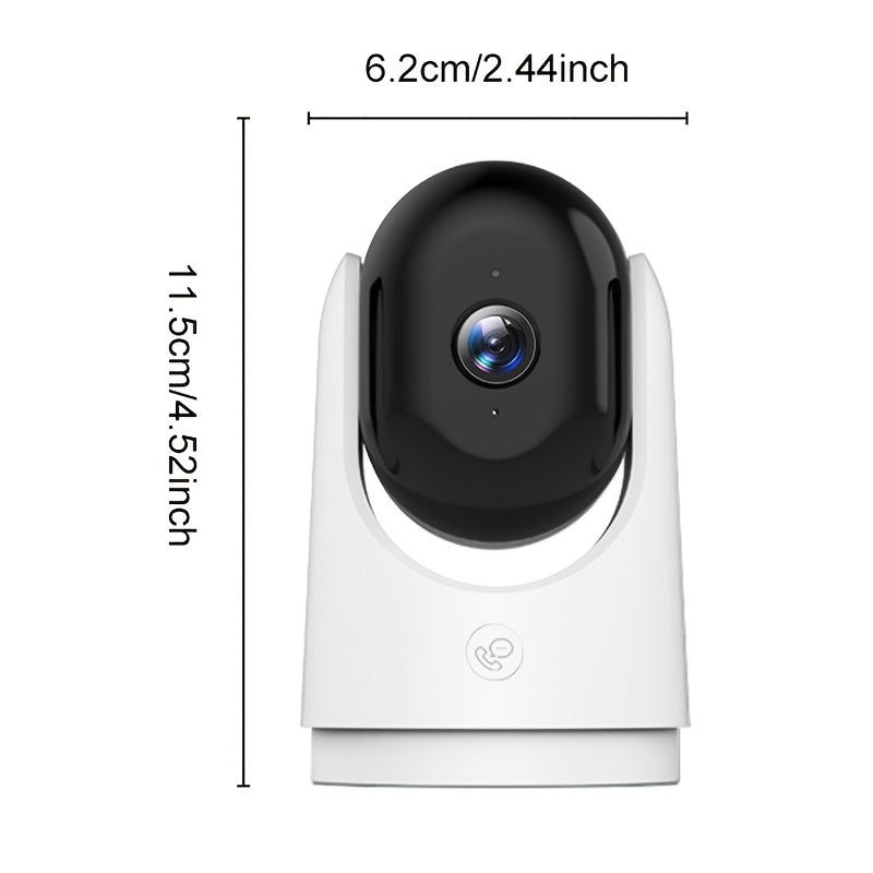 Introducing the 1pc YIIYRY 1080P HD security camera: experience full color night vision, remote voice control, and motion detection with cloud storage capabilities. Powered by USB, this camera is the ultimate home security solution for monitoring your