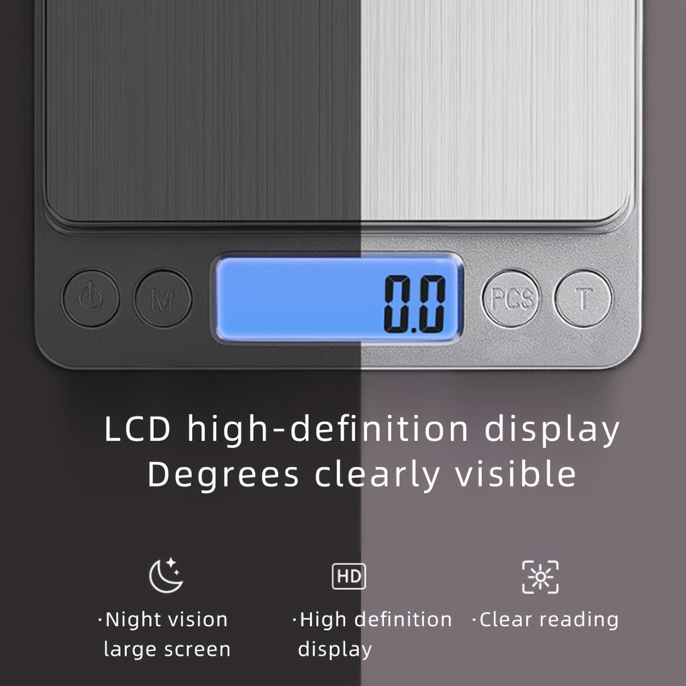 High Precision Digital Food Scale with 0.1g/3000g Capacity, LCD Display, Units Conversion - Perfect for Dieting, Meal Prep, Jewelry Making, Cooking, Coffee Brewing, and Weight Loss Goals.