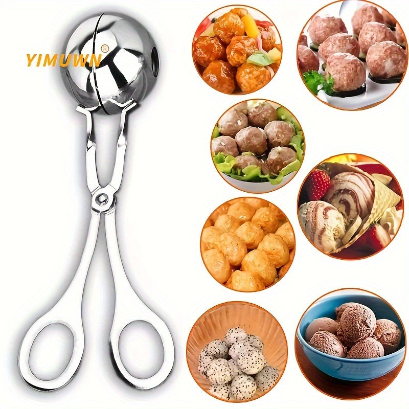 Making homemade meatballs and fish balls is easy and healthy with this stainless steel kitchen accessory - the perfect solution for your cooking needs.