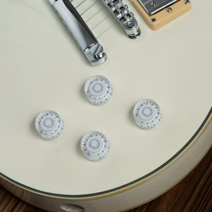 Electric guitar knob set for LP SG style guitar with volume and tone control options, available in various colors.